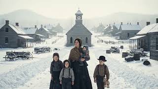 Madre sin hogar cruzó un pueblo abandonado — la señal en la pared la hizo huir