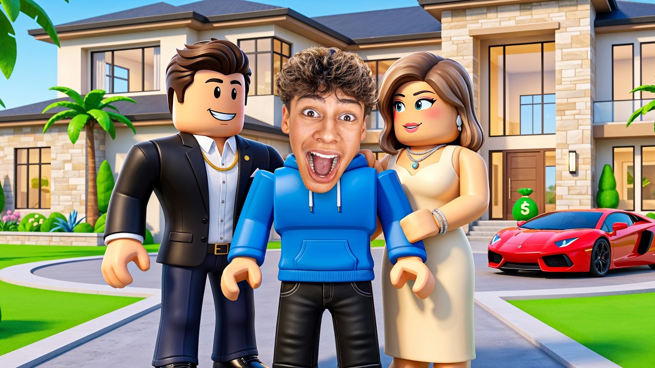 I Was Adopted By A RICH Family In Roblox… | Royalty Gaming
