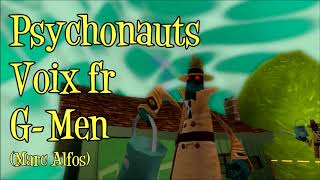 Psychonauts - Répliques FR des G-Men (voix de Marc Alfos)