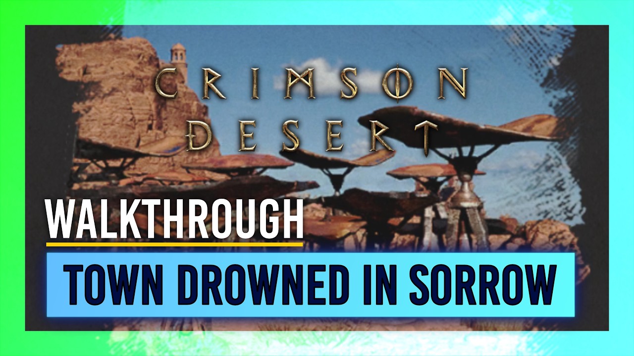 Clean the Solar Power Panel | A Town Drowned in Sorrow Walkthrough | Crimson Desert thumbnail