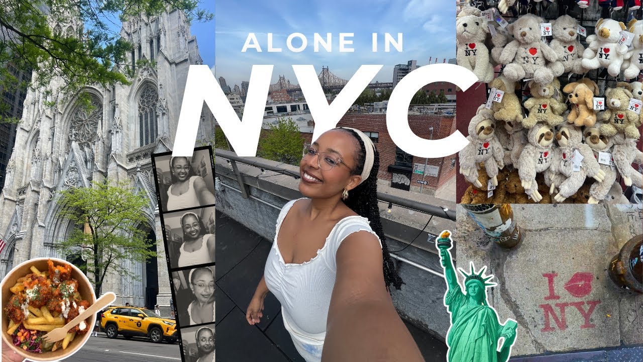 i took a solo trip to NYC 🗽 | picnic in central park, chelsea market & grand central station