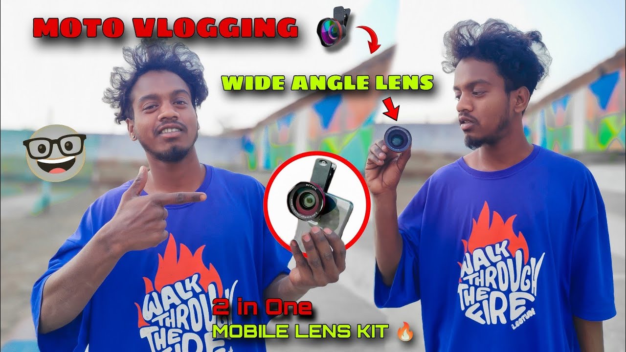 Best Wide Angle Lens Phone Moto vlog Setup 😍 // Skyvik Signi Wide Angle Lens 🔥@BimalBediya-t2c 