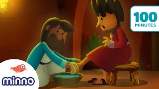 What Happened RIGHT BEFORE Jesus' Death? (PLUS 18 More Cartoon Bible Stories for Kids)