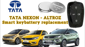Tata Nexon tata Altroz smart key remote battery change @jaguarautotronics #keyprogramming #smartkey