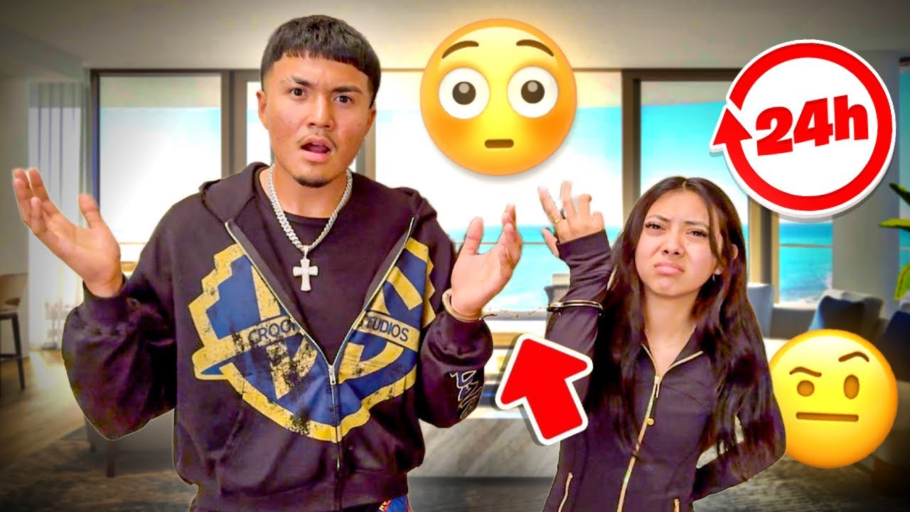 HANDCUFFED WITH GALI FOR 24HRS… I THINK SHE LIKED IT😍