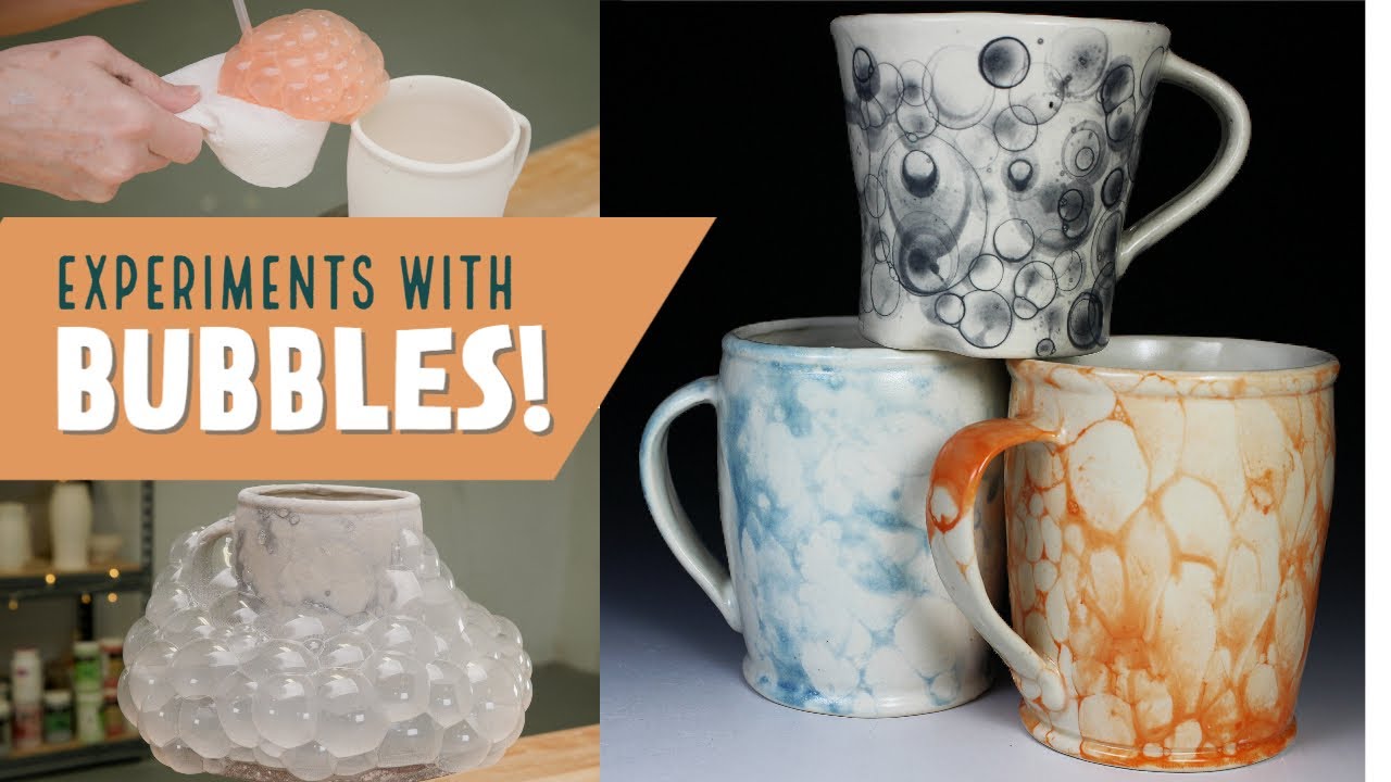 Bubble glaze tableware : r/Pottery