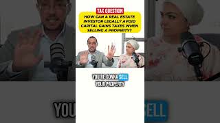 How Real Estate Investors Avoid Capital Gains Taxes💰 #taxes #realestate #capitalgaintax