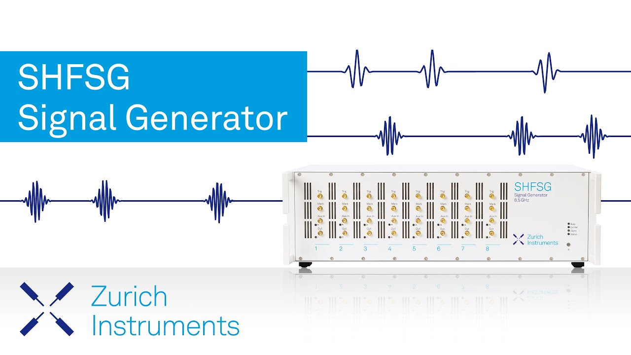 SHFSG+ 8.5 GHz信号発生器 | Zurich Instruments
