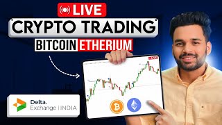 Crypto Currency Live Trading Session- RISK & MONEY MANAGEMENT Delta Exchange
