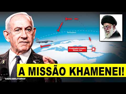 O complexo plano que ANIQUILOU o Líder Ali Khamenei com mísseis Blue Sparrow