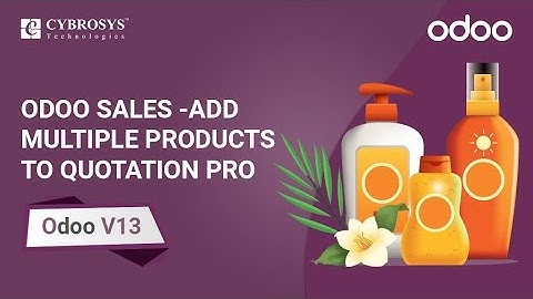 Odoo Sales - Add Multiple Products to Quotation Pro