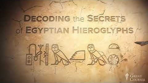 Decoding The Secrets Of Egyptian Hieroglyphs Part 18 of 24