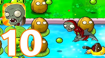 Plants vs. Zombies - Gameplay Walkthrough Part 10 - Pool: Level 7-8 (iOS, Android)