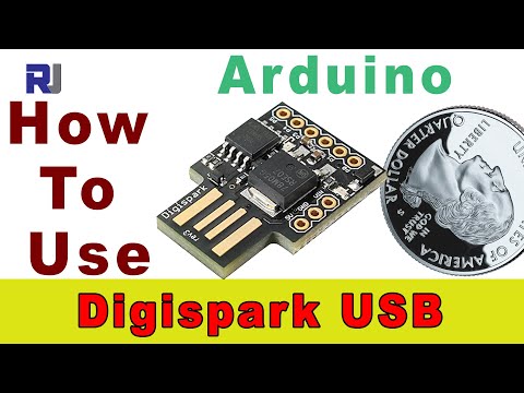 Start using Digispark USB ATtiny85 Arduino board with blink and relay example | Robojax