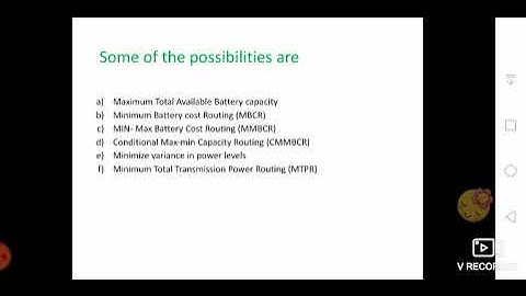 3 1 Energy Efficient Routing