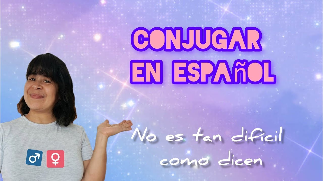 Ella y el. Conjugación del verbo en presente en 3era persona