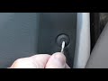 How to remove and re-fit blind body trim rivets, push type retainers. Suzuki Alto.