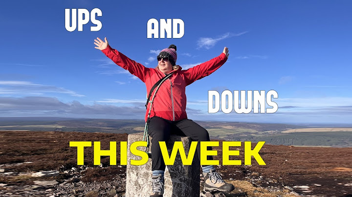 The Ups and Downs of my Week
