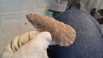 1293 - Part 1/2 Flintknapping and Reworking Raw Stone Blade