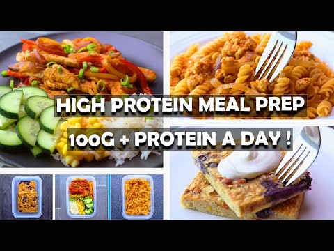 Easy, Healthy  High protein Meal Prep  100G  Protein Per Day