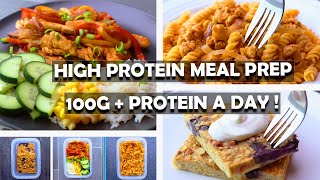 Easy, Healthy &amp; High protein Meal Prep  100G + Protein Per Day
