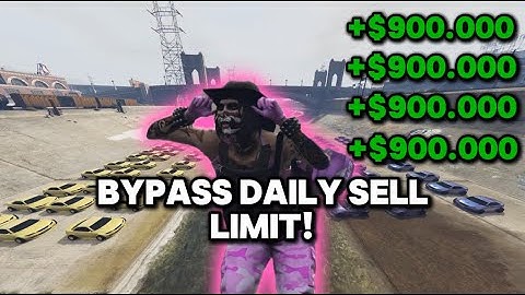 How to bypass daily sell limit in GTA ONLINE