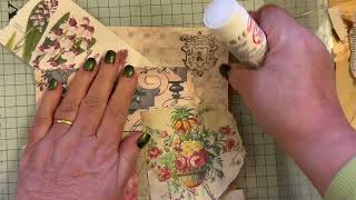 Vintage Envelope Notebook | Handmade Ephemera Insert for Junk Journals ✨ #junkjournal