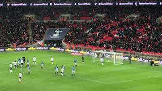 Son’s Penalty Disallowed by VAR- Spurs vs Rochdale @WEMBLEY 28/02/2018