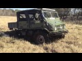 Mercedes Unimog 404 testing.