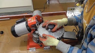 Power Saw Blade Sharpening  Topping the blade