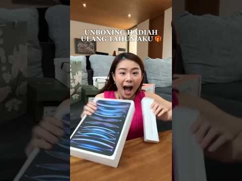 UNBOXING IPAD HADIAH