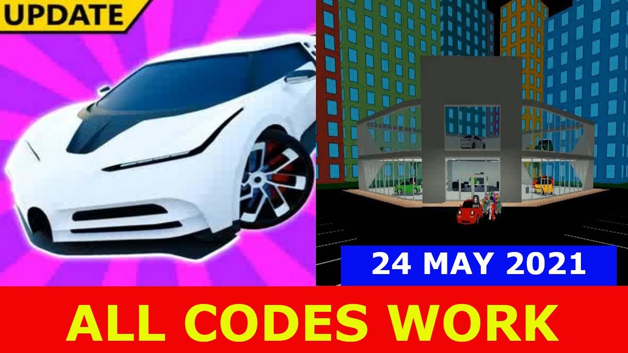 All Codes Work Street Races Car Dealership Tycoon Roblox 24 May 2021 Youtube - street races roblox codes