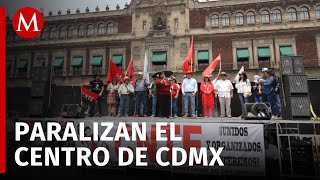 Así fue el caos en la CdMx tras las manifestaciones y bloqueos de maestros de la CNTE