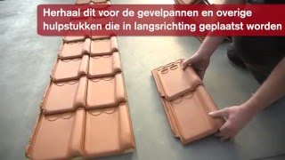 Verwerkingsadvies Wienerberger Kleidakpannen 1. Plaatsing Dakpannen