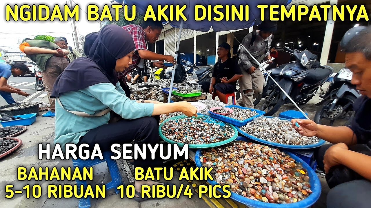 MELIMPAH LAGI BATU AKIK, BLACK OPAL DAN BAHANAN GARUT DI ABAH SOLEH