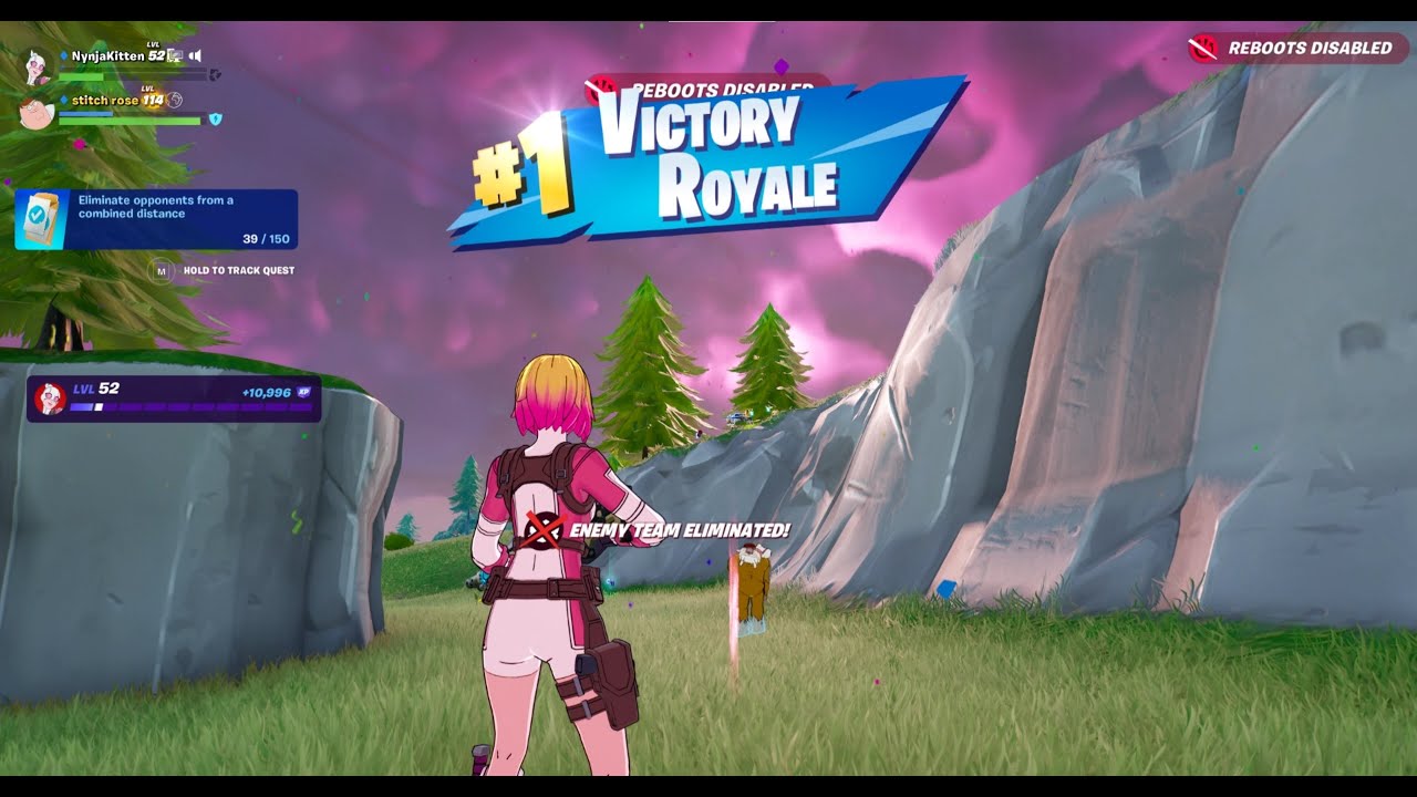 My first Victory Royale on Fortnite Reload - YouTube