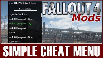 Fallout 4 Mods - Simple Cheat Menu