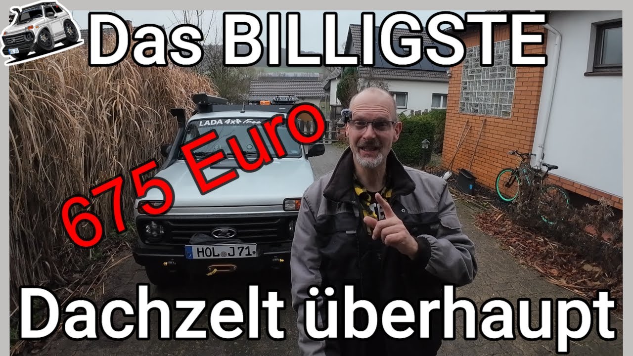 Das BILLIGSTE Dachzelt Deutschlands - günstiges Dachzelt 