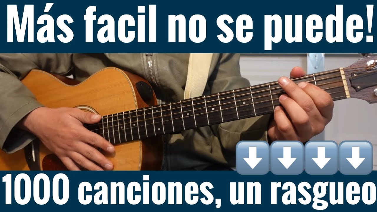 Rasgueo BOLERO BALADA facil para Principiantes con Circulo de SOL