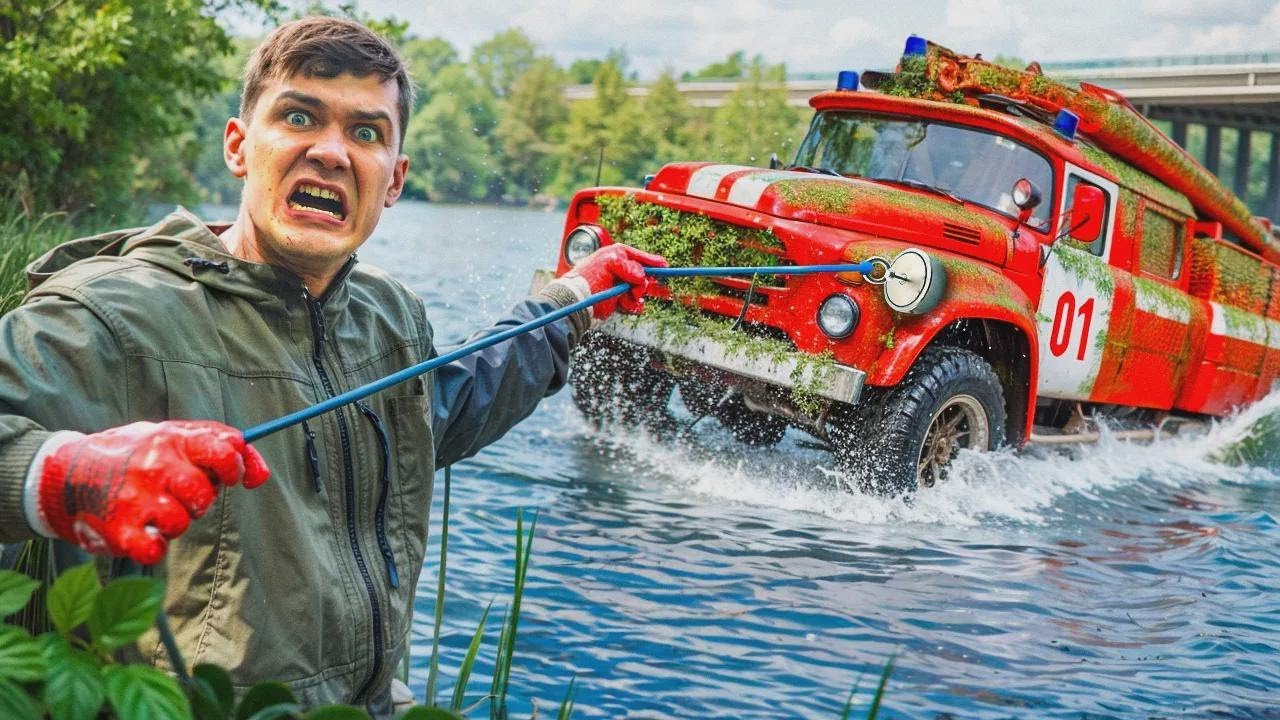 Nečekané děsivé nálezy v místě, kde se potopilo hasičské auto!