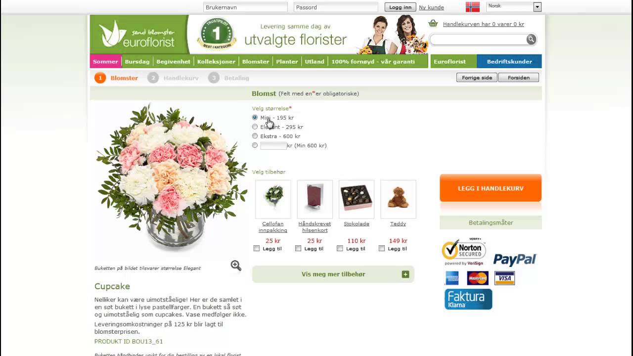 Euroflorist Nettbutikk YouTube
