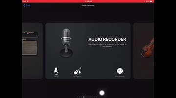 How To Insert Sound Effects Into GarageBand For a Podcast on an iPad