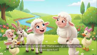 🌙 Luna the Little Lamb – A Story About Patience 🐑