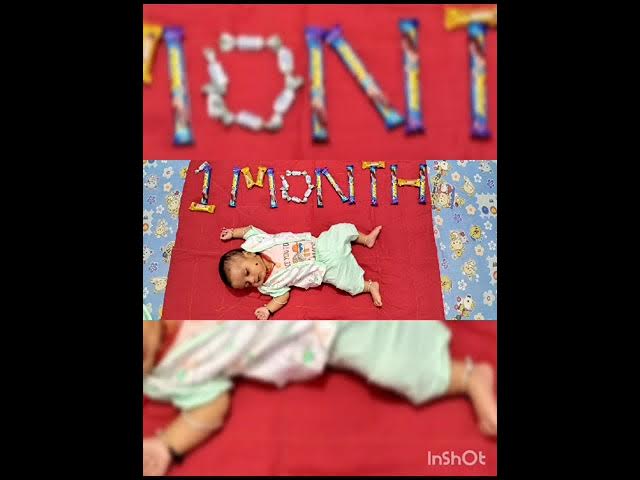 #1st_month baby photoshoot ideas