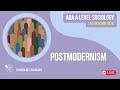 Postmodernism | AQA A Level Sociology | Live Revision for 2026