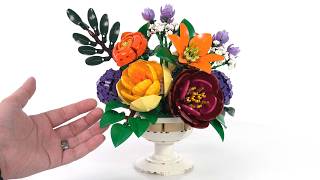 LEGO Botanicals Flower Arrangement review! Wouldn't pay full price, but... #NotSponsored 10345