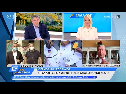 Οι αλλαγές που φέρνει το εργασιακό νομοσχέδιο | Ώρα Ελλάδος 05/5/2021 | OPEN TV