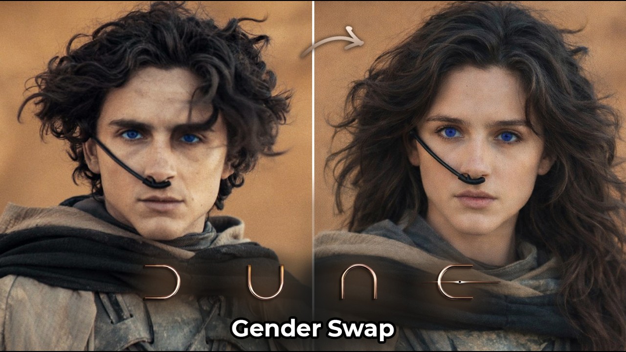 What if DUNE Characters Swapped Genders? | AI Transformation