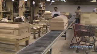 How Our American Made Wood and Metal Caskets are Manufactured.  www.ExpressCasket.com