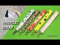 WRISTLET STRAP TUTORIAL | How to make wristlet for bag or pouch [sewingtimes]